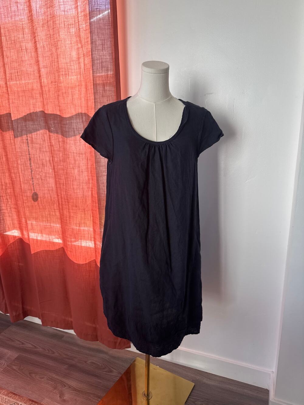 Malvin Hamburg Germany Linen Dress Basic Preppy Old Money Natural Fibers